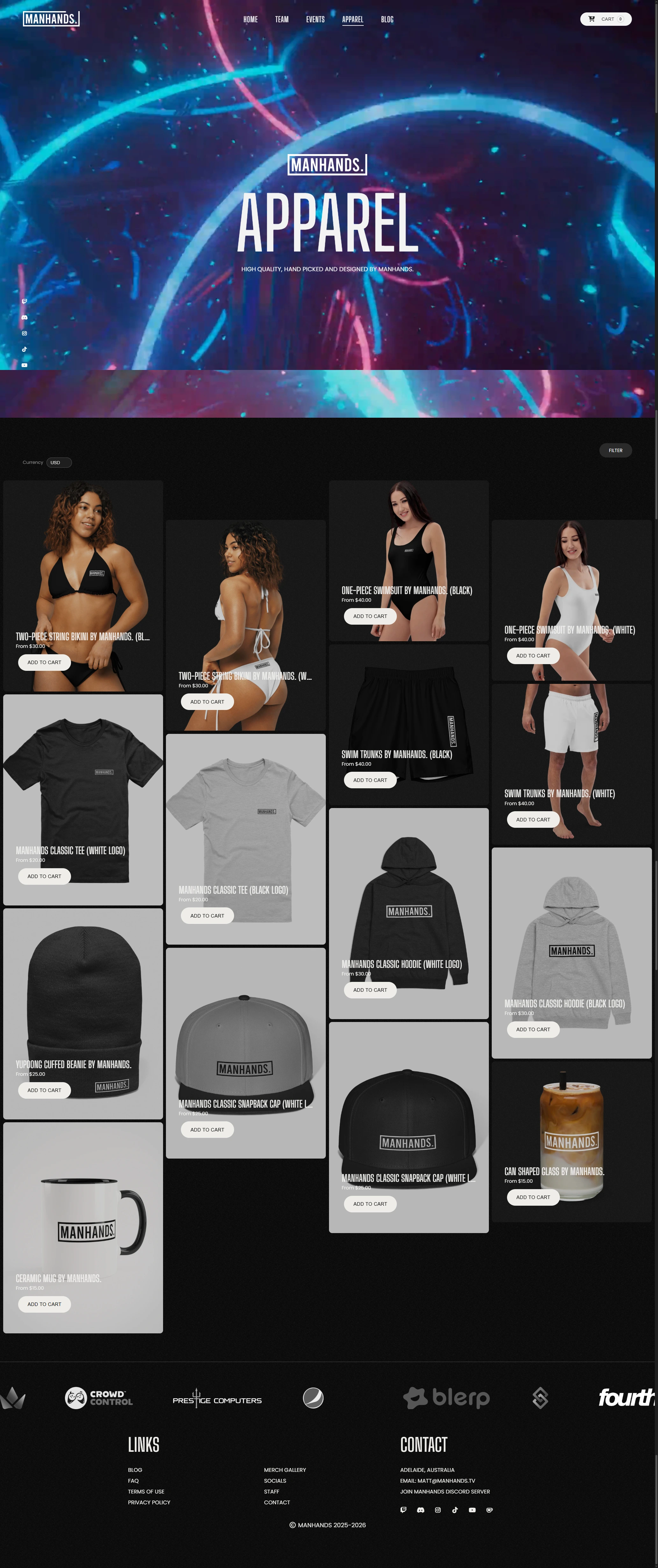 Integrated merch store